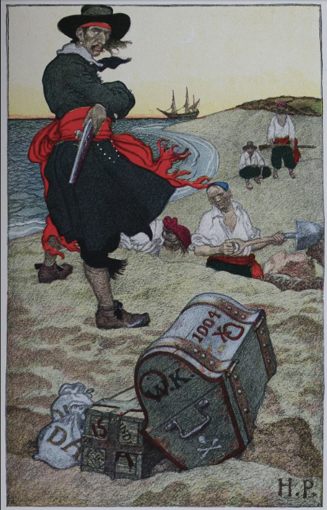 “Contrary to popular belief, there is only one known instance where pirates buried their treasure. William Kidd buried his treasure on Gardiner Island before he was hanged. The myth of buried pirate treasure was later popularized by novels like Treasure Island.”